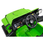 Elektrické autíčko Jeep Wrangler Rubicon Lift 4x4, 24V - zelené
